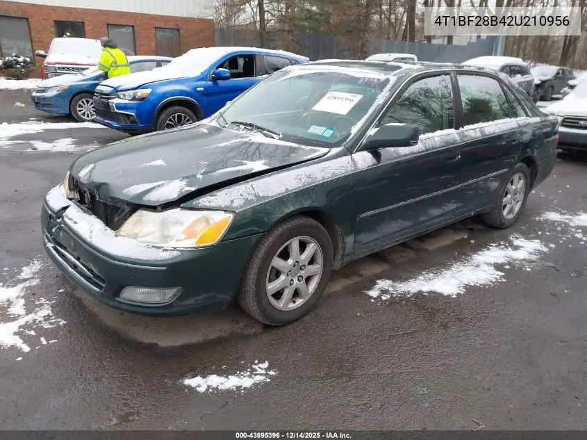 4T1BF28B42U210956 2002 Toyota Avalon Xls