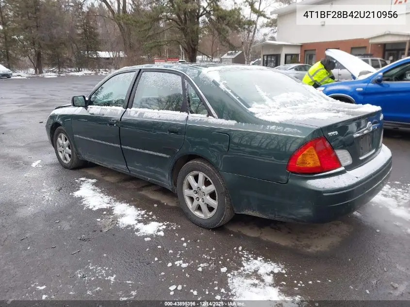4T1BF28B42U210956 2002 Toyota Avalon Xls