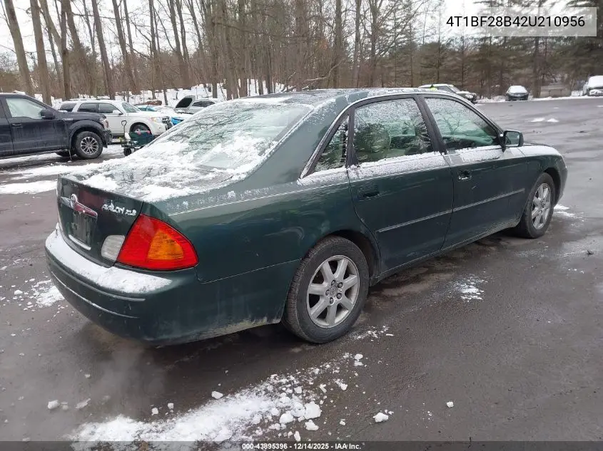 4T1BF28B42U210956 2002 Toyota Avalon Xls