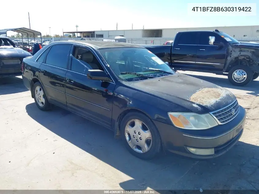 4T1BF28B63U319422 2003 Toyota Avalon Xls