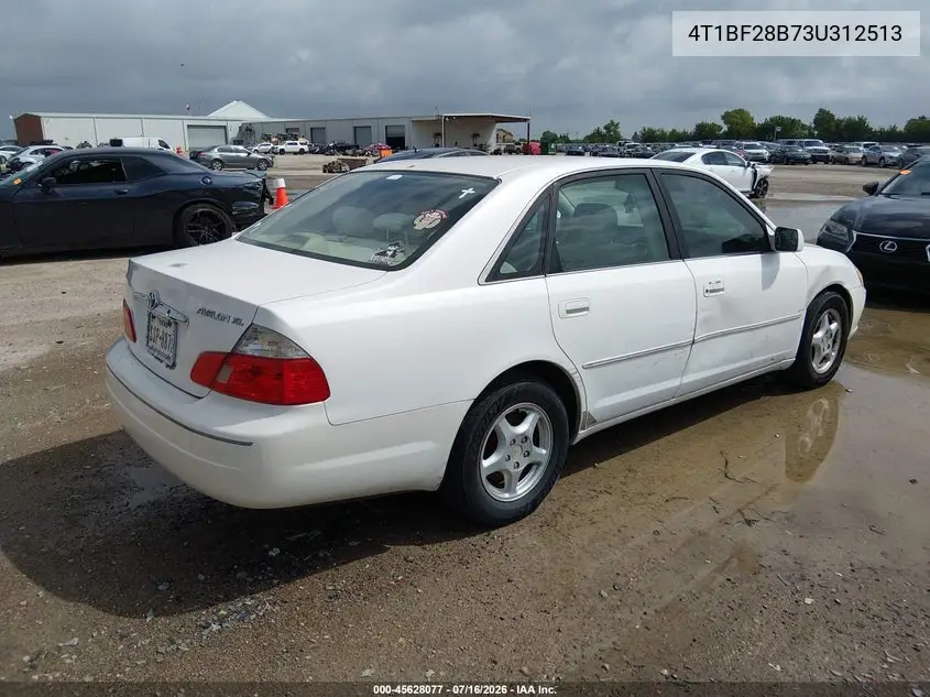 2003 Toyota Avalon Xl VIN: 4T1BF28B73U312513 Lot: 45628077