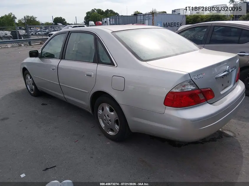 2003 Toyota Avalon Xls VIN: 4T1BF28B03U320095 Lot: 45673274