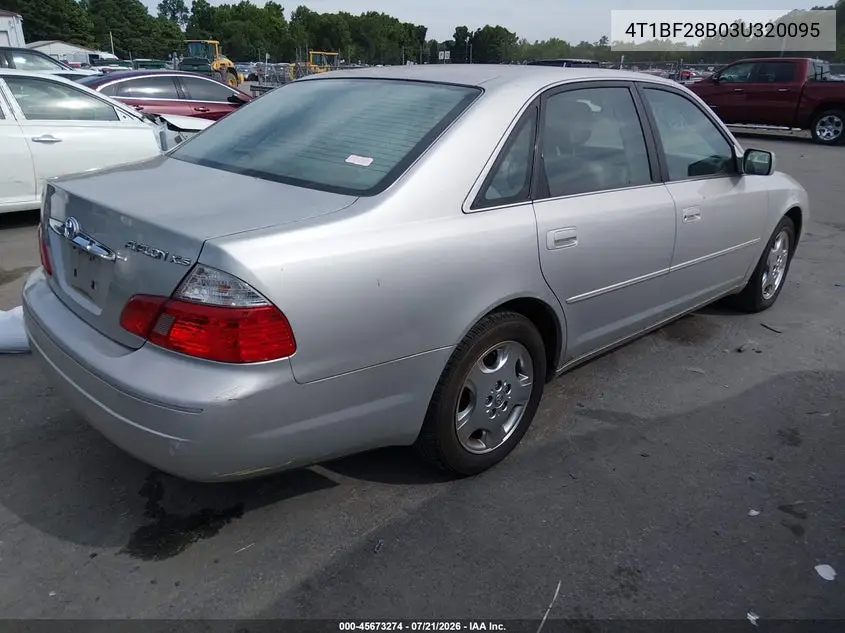 2003 Toyota Avalon Xls VIN: 4T1BF28B03U320095 Lot: 45673274