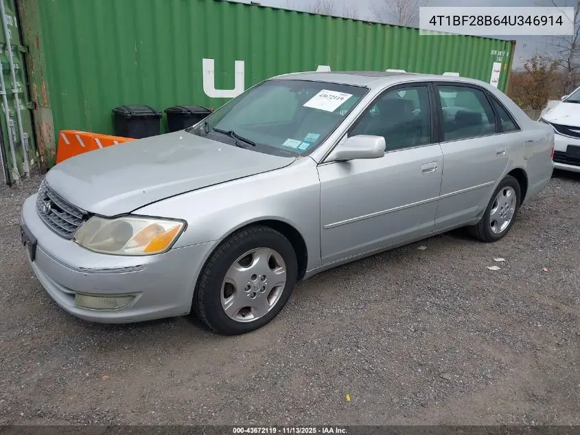 4T1BF28B64U346914 2004 Toyota Avalon Xls