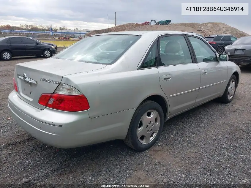 4T1BF28B64U346914 2004 Toyota Avalon Xls