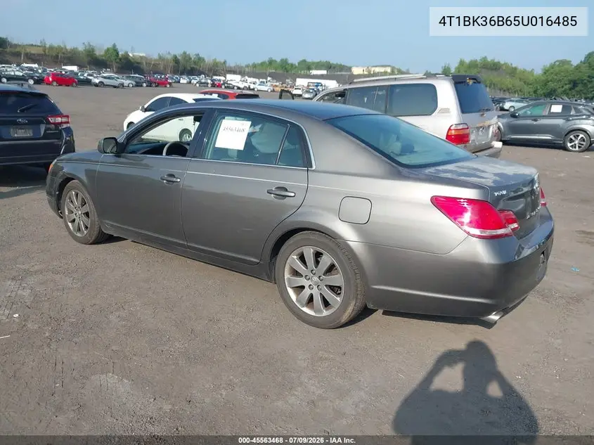 2005 Toyota Avalon Xls VIN: 4T1BK36B65U016485 Lot: 45563468