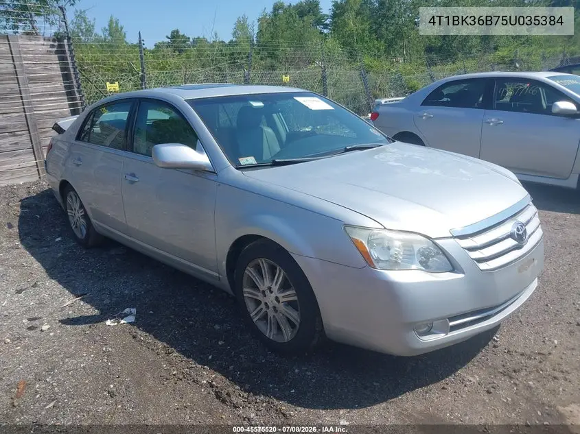 2005 Toyota Avalon Limited VIN: 4T1BK36B75U035384 Lot: 45575520
