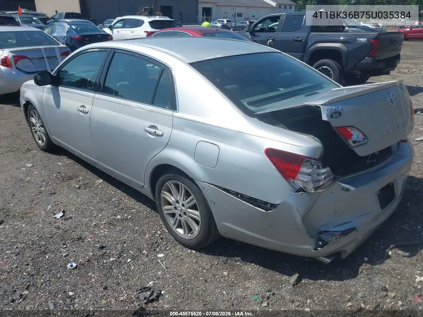 2005 Toyota Avalon Limited VIN: 4T1BK36B75U035384 Lot: 45575520