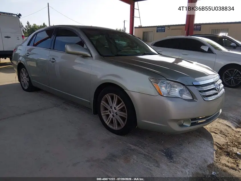 2005 Toyota Avalon Limited VIN: 4T1BK36B55U038834 Lot: 45671222