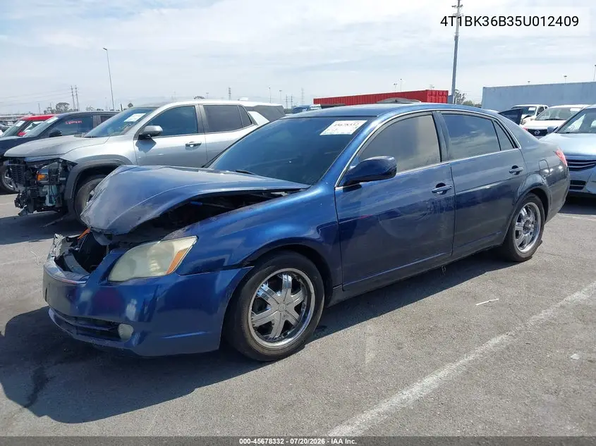 2005 Toyota Avalon Xls VIN: 4T1BK36B35U012409 Lot: 45678332