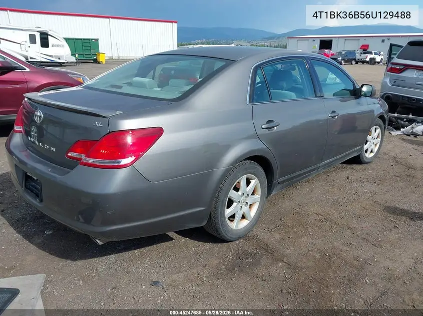 2006 Toyota Avalon Xl VIN: 4T1BK36B56U129488 Lot: 45247685