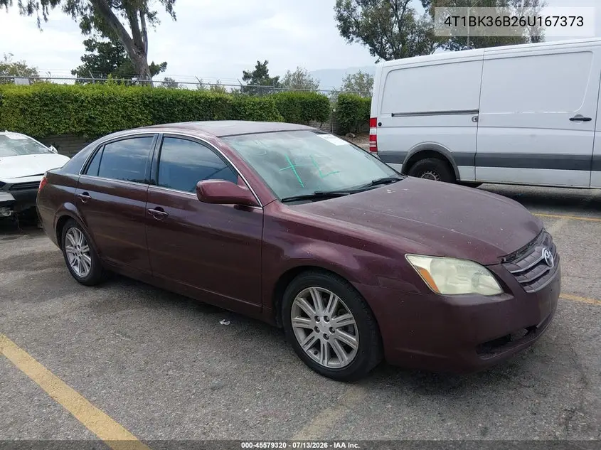 2006 Toyota Avalon Limited VIN: 4T1BK36B26U167373 Lot: 45579320