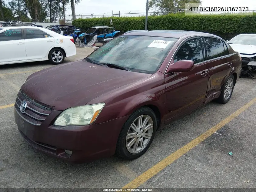 2006 Toyota Avalon Limited VIN: 4T1BK36B26U167373 Lot: 45579320