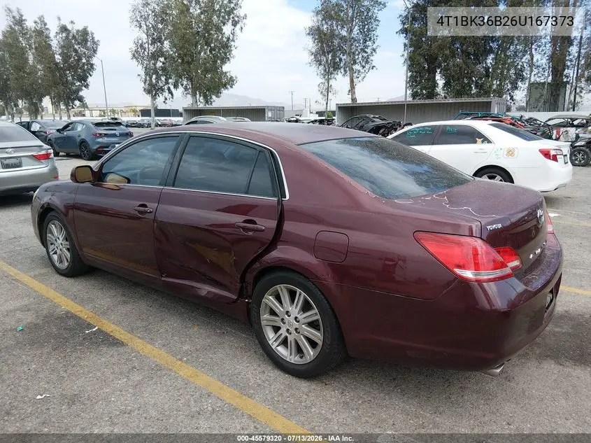 2006 Toyota Avalon Limited VIN: 4T1BK36B26U167373 Lot: 45579320