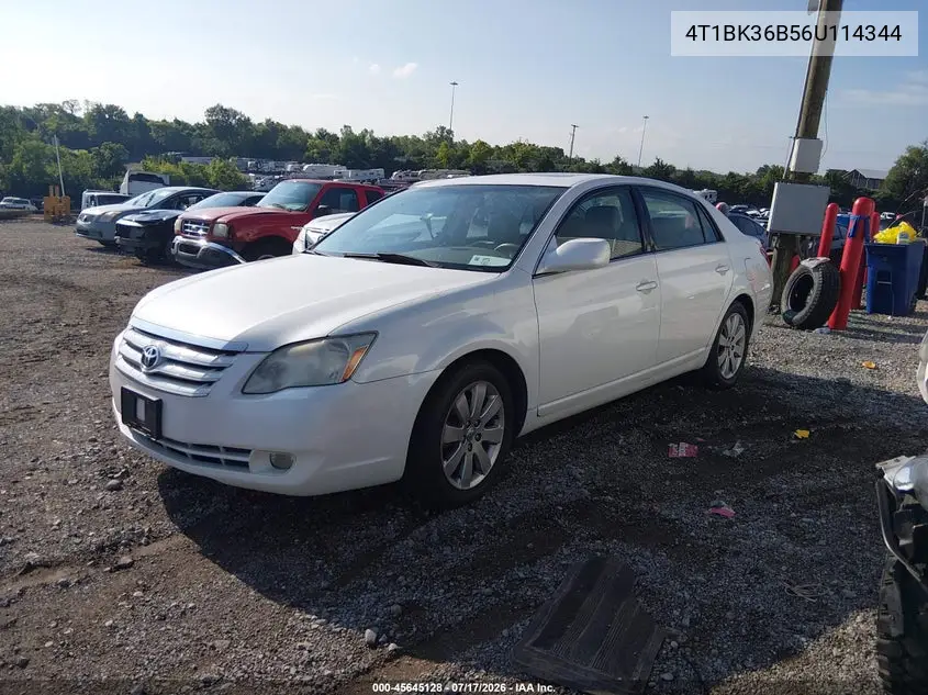 2006 Toyota Avalon Xls VIN: 4T1BK36B56U114344 Lot: 45645128