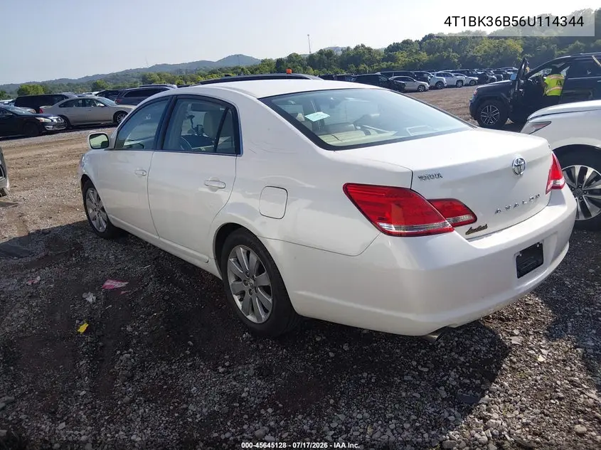 2006 Toyota Avalon Xls VIN: 4T1BK36B56U114344 Lot: 45645128