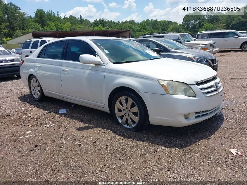 2007 Toyota Avalon Xls VIN: 4T1BK36B87U236505 Lot: 45203062