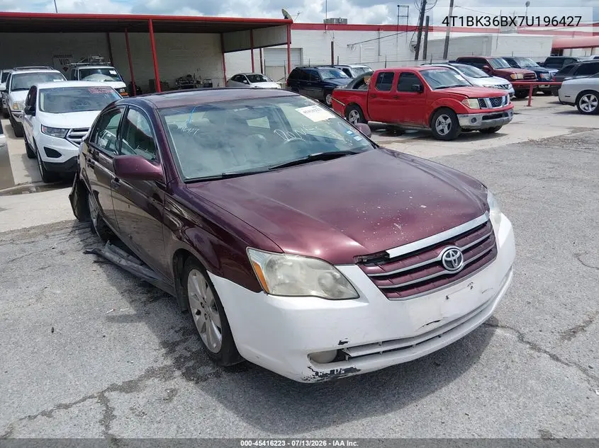 2007 Toyota Avalon Xls VIN: 4T1BK36BX7U196427 Lot: 45416223