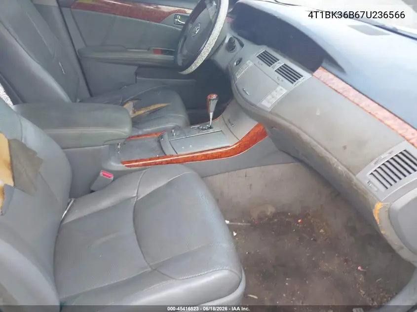 2007 Toyota Avalon Limited VIN: 4T1BK36B67U236566 Lot: 45416523