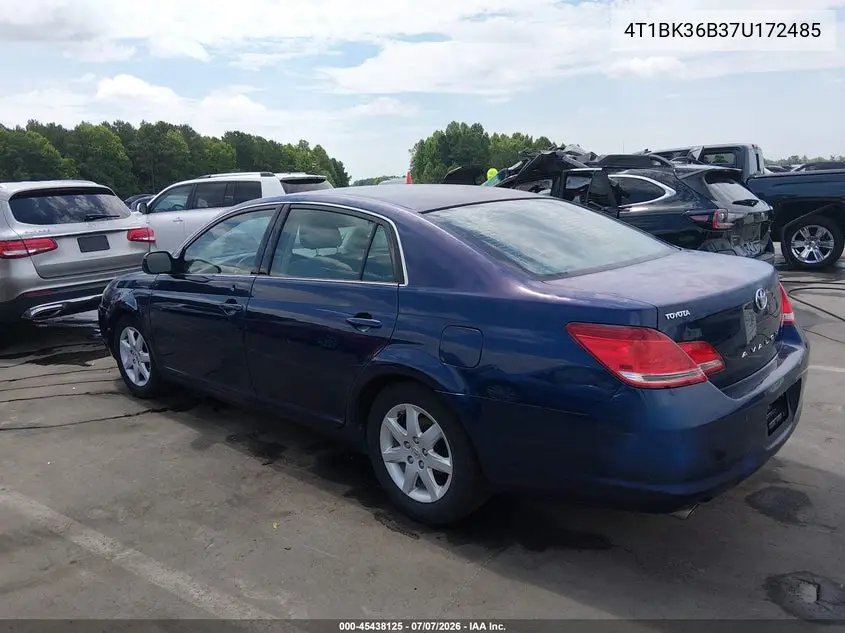 2007 Toyota Avalon Xl VIN: 4T1BK36B37U172485 Lot: 45438125