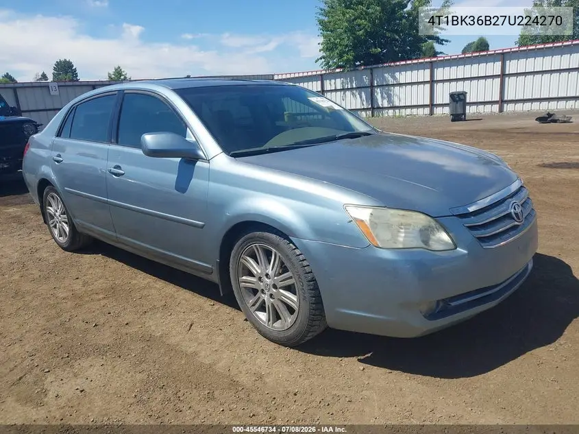 2007 Toyota Avalon Limited VIN: 4T1BK36B27U224270 Lot: 45546734