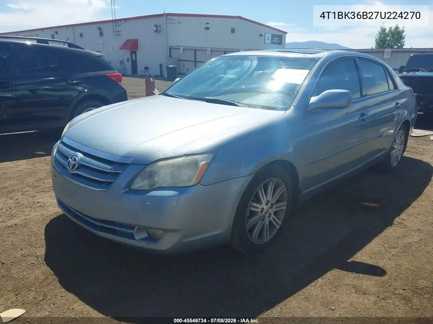2007 Toyota Avalon Limited VIN: 4T1BK36B27U224270 Lot: 45546734