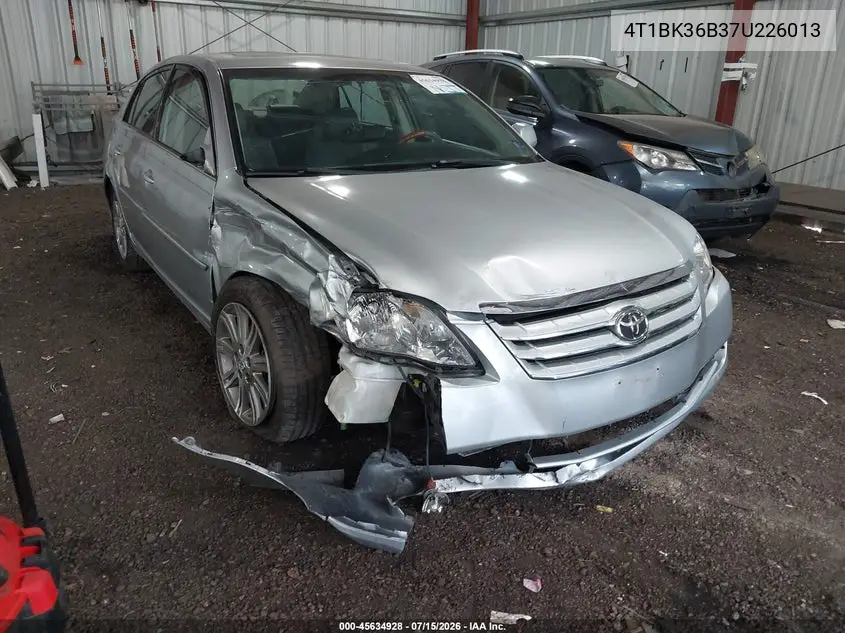 2007 Toyota Avalon Limited VIN: 4T1BK36B37U226013 Lot: 45634928