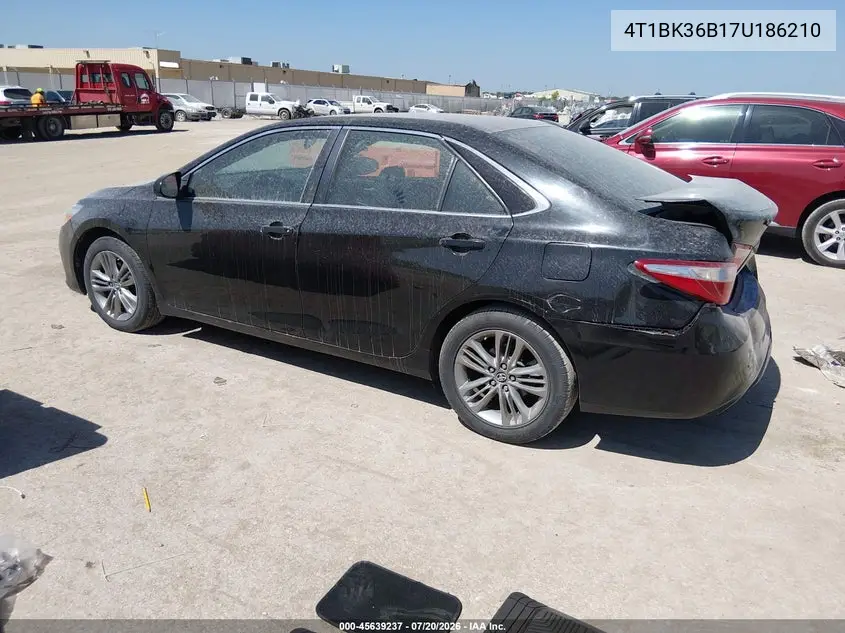 2007 Toyota Avalon Xl VIN: 4T1BK36B17U186210 Lot: 45639237