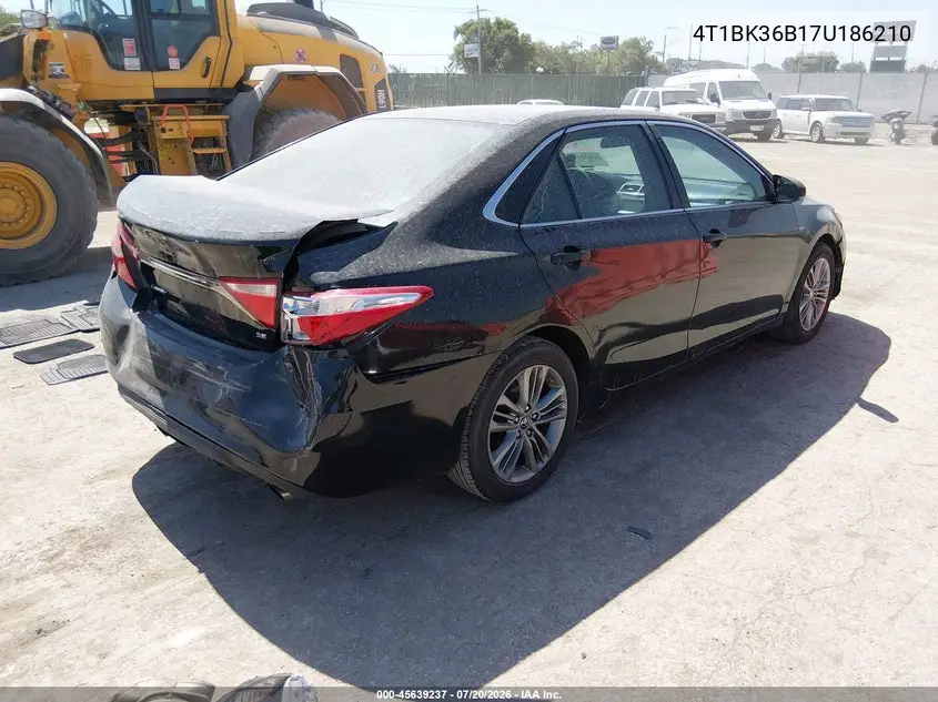 2007 Toyota Avalon Xl VIN: 4T1BK36B17U186210 Lot: 45639237
