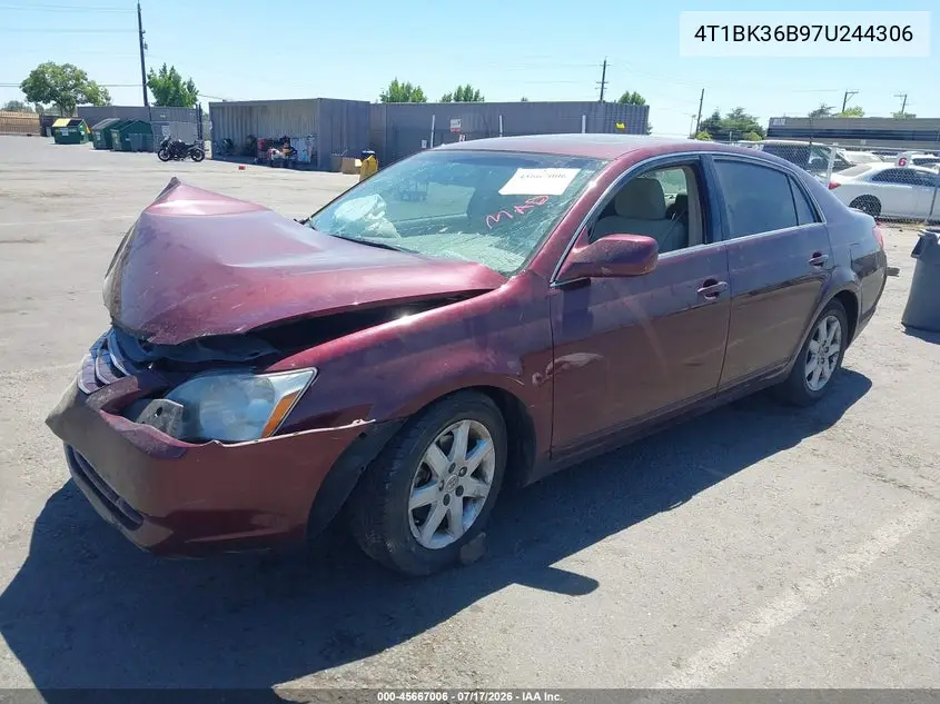 2007 Toyota Avalon Xl VIN: 4T1BK36B97U244306 Lot: 45667006