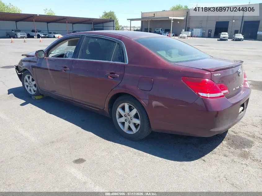 2007 Toyota Avalon Xl VIN: 4T1BK36B97U244306 Lot: 45667006