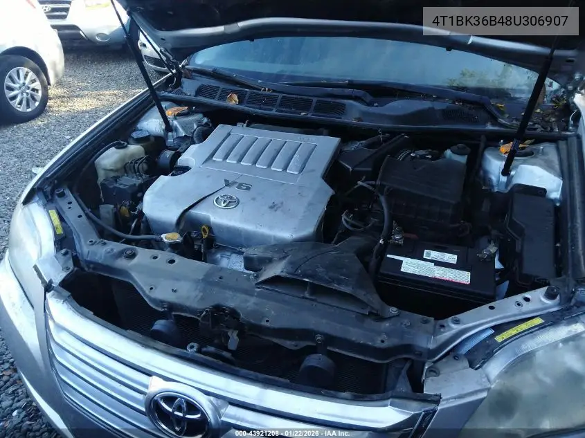 4T1BK36B48U306907 2008 Toyota Avalon Limited