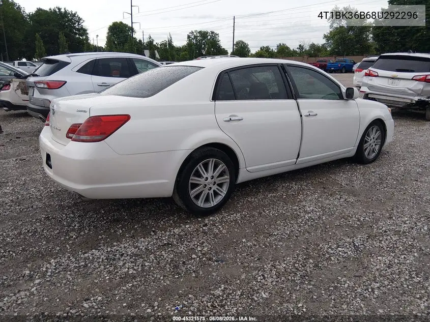4T1BK36B68U292296 2008 Toyota Avalon Limited