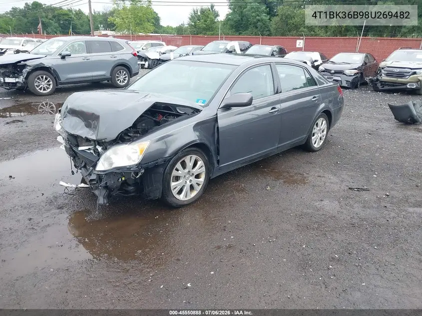 2008 Toyota Avalon Xls VIN: 4T1BK36B98U269482 Lot: 45550888