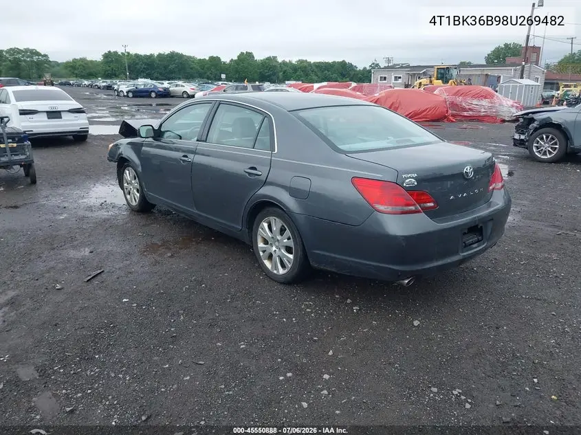 2008 Toyota Avalon Xls VIN: 4T1BK36B98U269482 Lot: 45550888