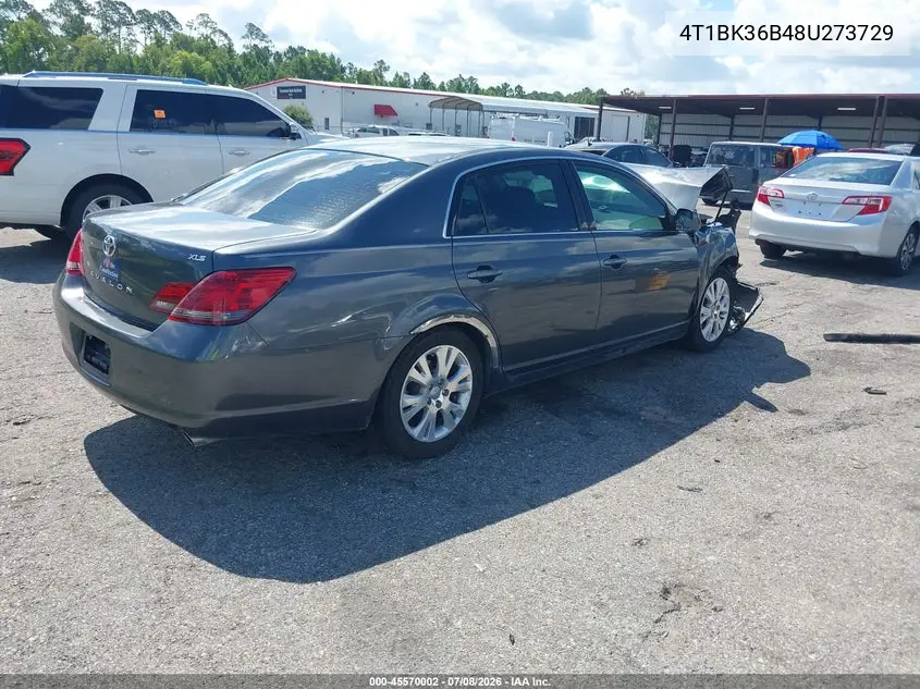 2008 Toyota Avalon Xls VIN: 4T1BK36B48U273729 Lot: 45570002