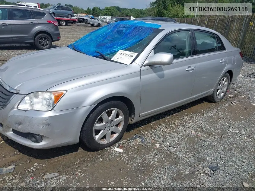 2008 Toyota Avalon Xl VIN: 4T1BK36B08U269158 Lot: 45575586
