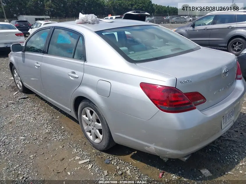 2008 Toyota Avalon Xl VIN: 4T1BK36B08U269158 Lot: 45575586