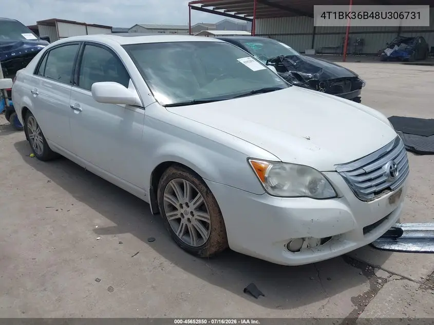 2008 Toyota Avalon Limited VIN: 4T1BK36B48U306731 Lot: 45652850