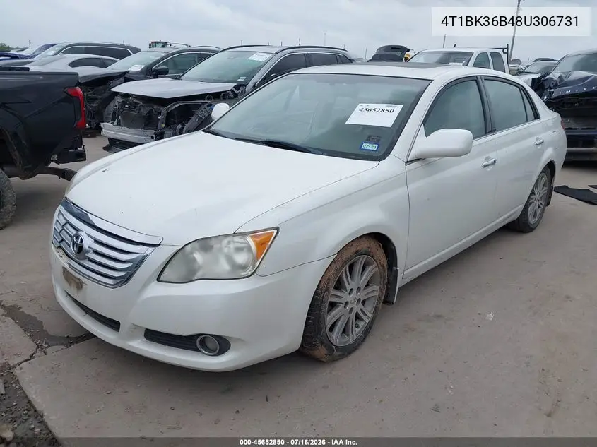 2008 Toyota Avalon Limited VIN: 4T1BK36B48U306731 Lot: 45652850