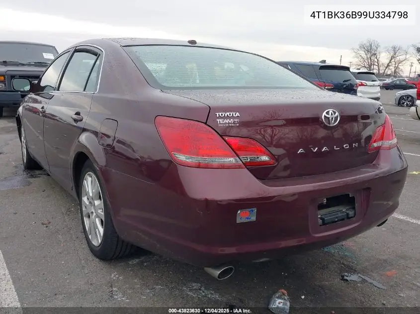 4T1BK36B99U334798 2009 Toyota Avalon Xls