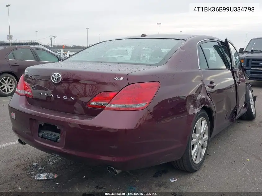 4T1BK36B99U334798 2009 Toyota Avalon Xls