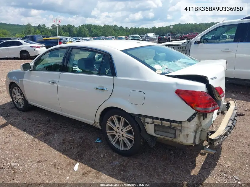2009 Toyota Avalon Limited VIN: 4T1BK36BX9U336950 Lot: 45568450