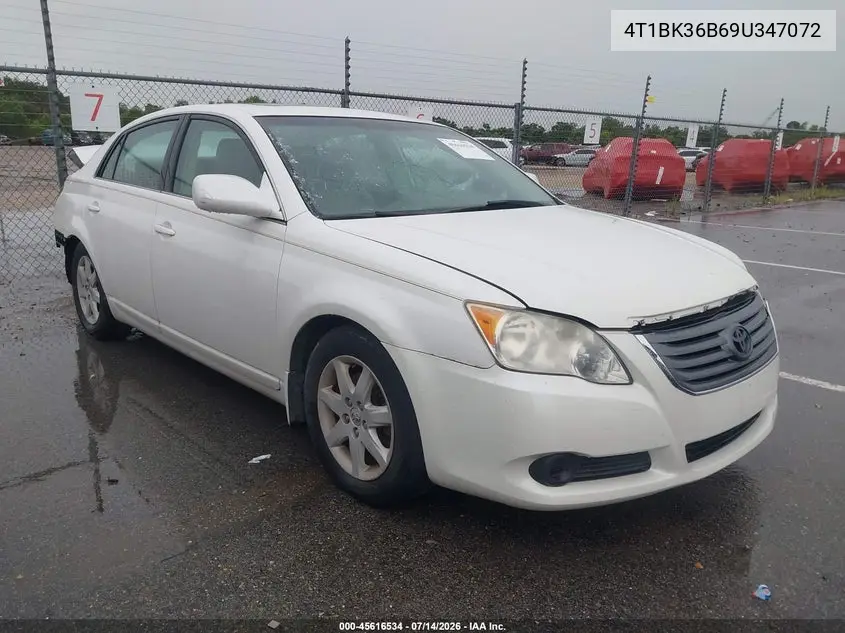 2009 Toyota Avalon Xl VIN: 4T1BK36B69U347072 Lot: 45616534