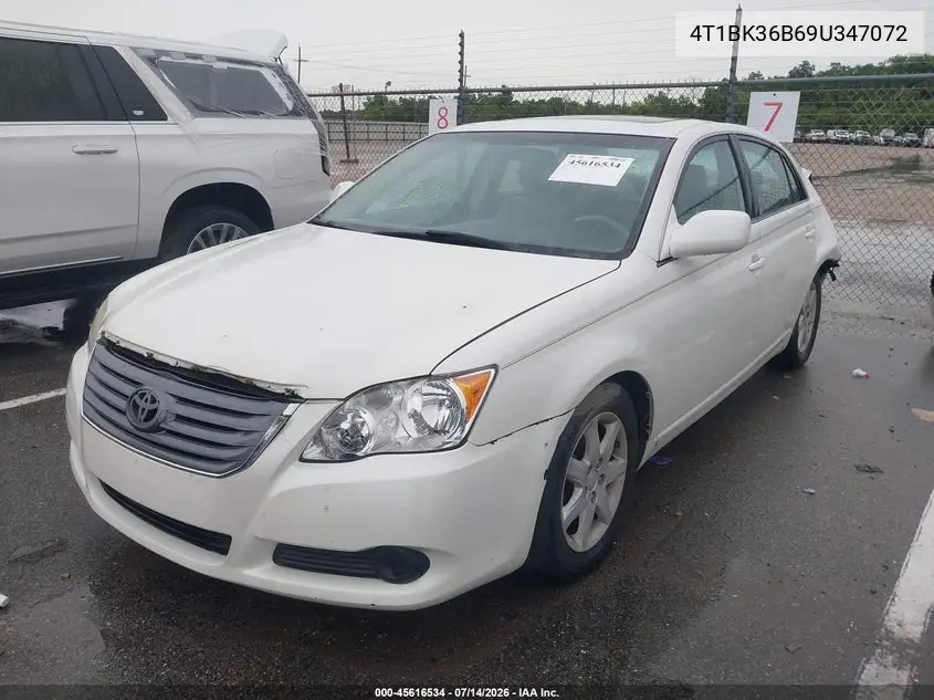 2009 Toyota Avalon Xl VIN: 4T1BK36B69U347072 Lot: 45616534