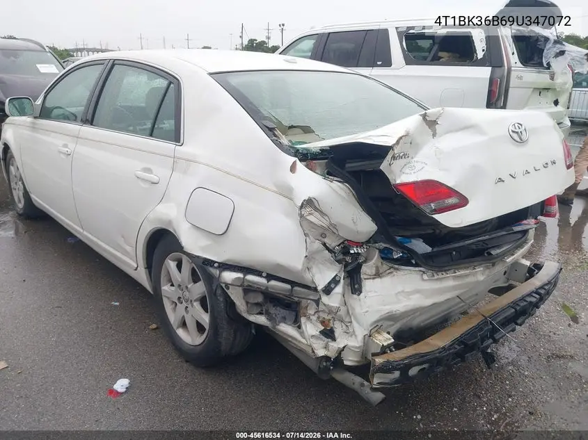2009 Toyota Avalon Xl VIN: 4T1BK36B69U347072 Lot: 45616534