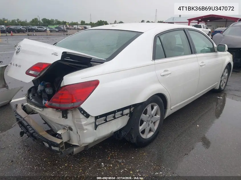 2009 Toyota Avalon Xl VIN: 4T1BK36B69U347072 Lot: 45616534