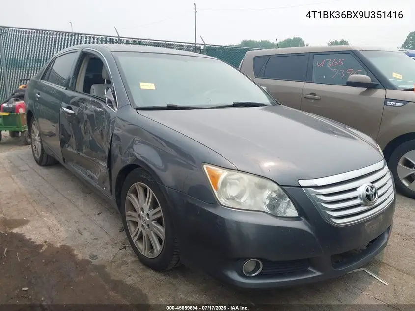 2009 Toyota Avalon Limited VIN: 4T1BK36BX9U351416 Lot: 45659694