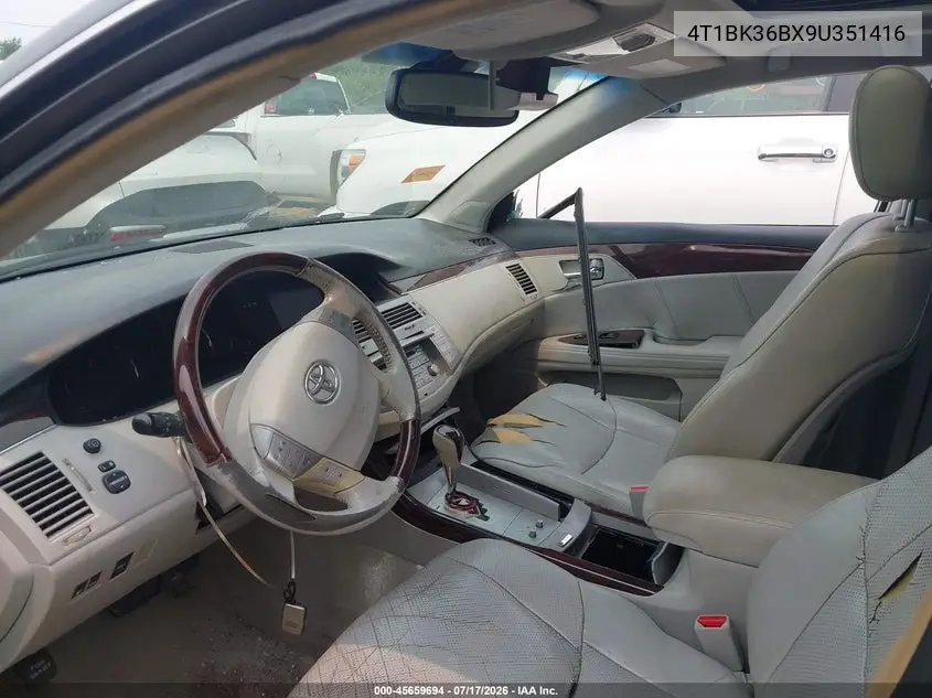 2009 Toyota Avalon Limited VIN: 4T1BK36BX9U351416 Lot: 45659694