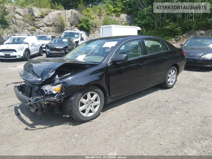 2010 Toyota Avalon Xl VIN: 4T1BK3DB1AU366975 Lot: 45577412